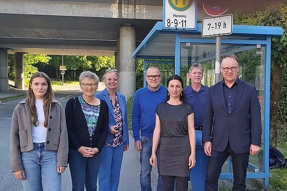 Johanna Seitz, Dr. Claudia Faßbender, Dr. Eva Gerstl, Paul Kastner, Ronja Zöls-Biber, Franz Prügl und Urban Mangold