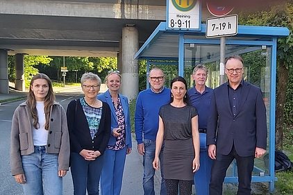 Johanna Seitz, Dr. Claudia Faßbender, Dr. Eva Gerstl, Paul Kastner, Ronja Zöls-Biber, Franz Prügl und Urban Mangold